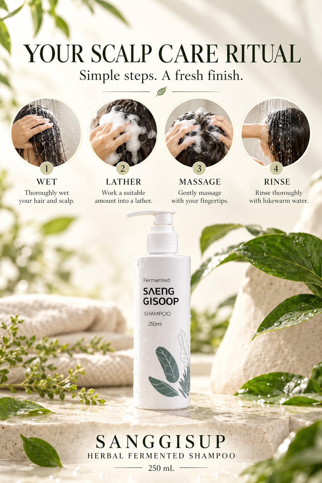 Sanggisup hair shampoo 250ml