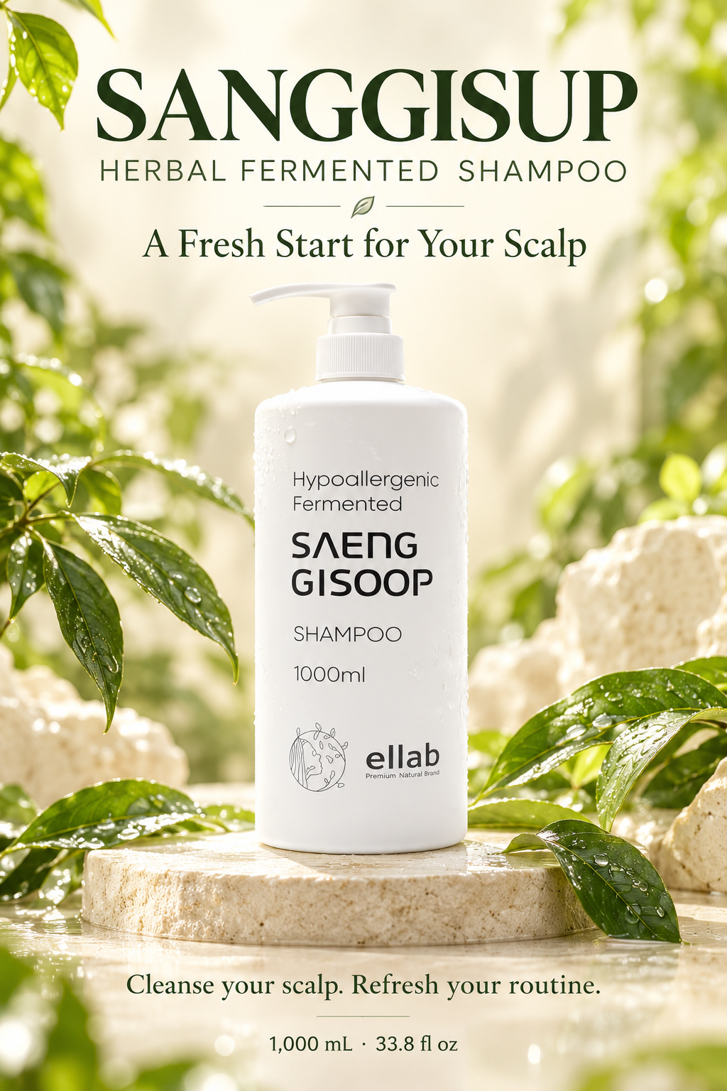 SANGGISUP Herbal Fermented Shampoo 1000ml